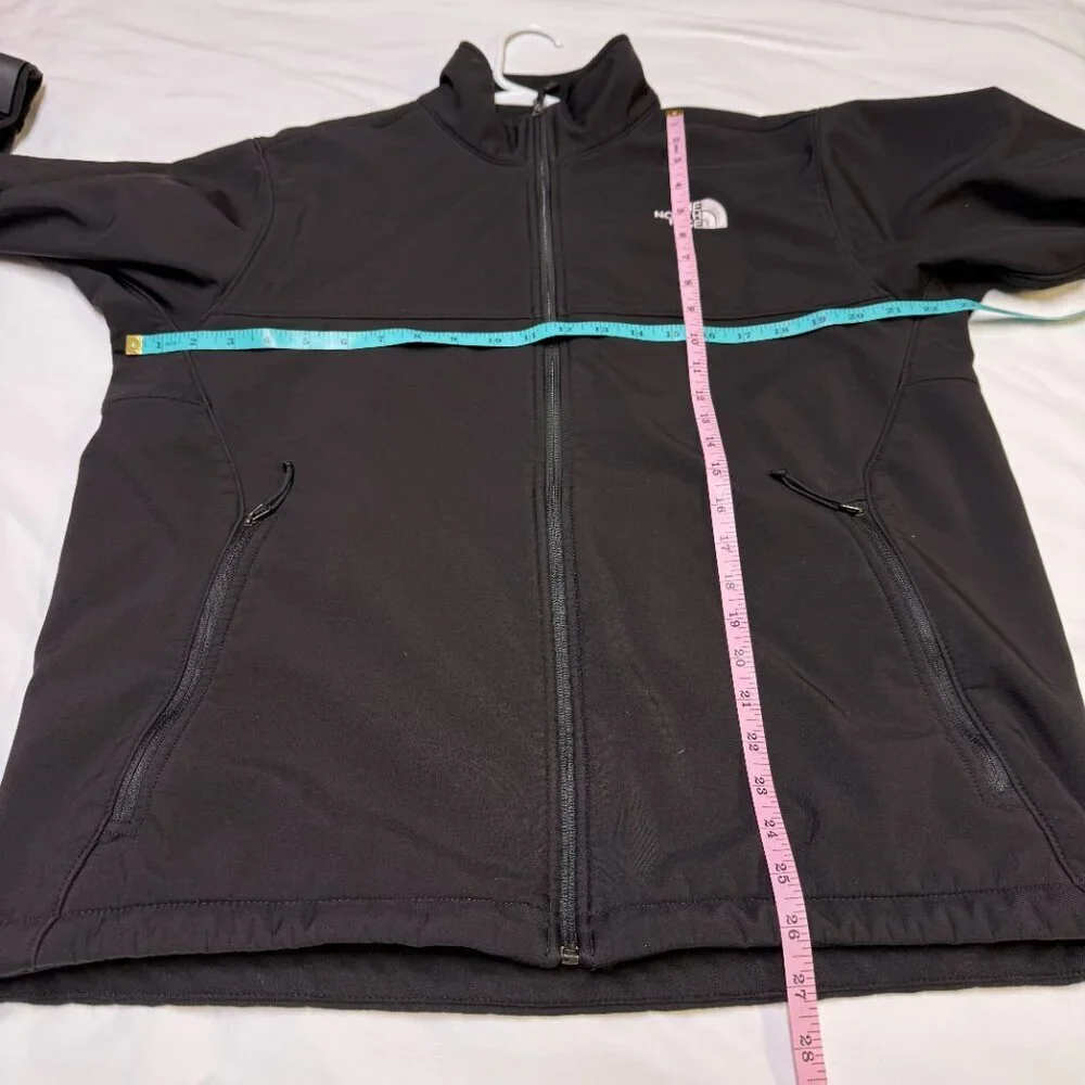 The North Face WINDSTOPPER Jacket Men’s Large‎ Black Softshell EUC